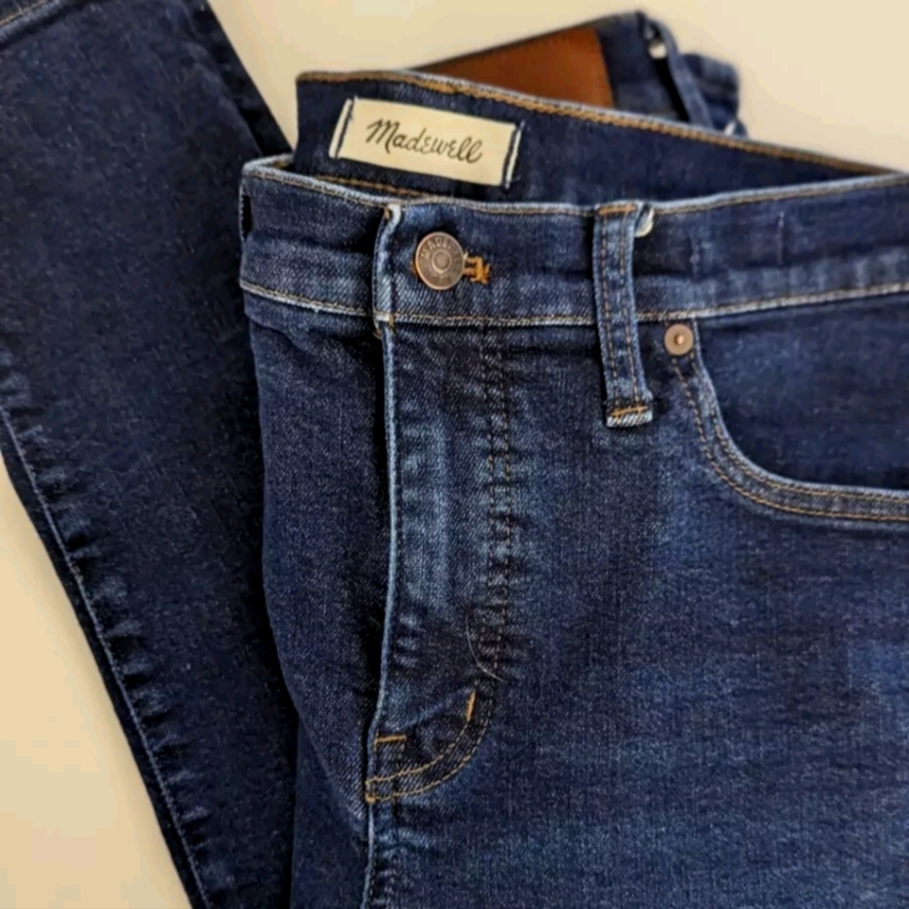 Madewell Women' Denim Mid Rise Skinny Size 31 GREAT CONDITION